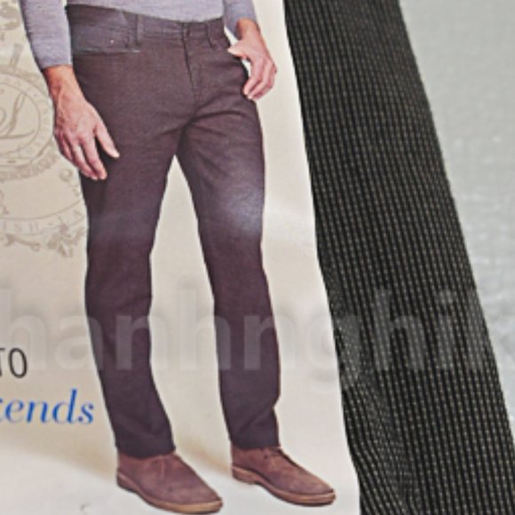 English Laudry Men everyday pants in DARK BROWN - Picture 2 of 7